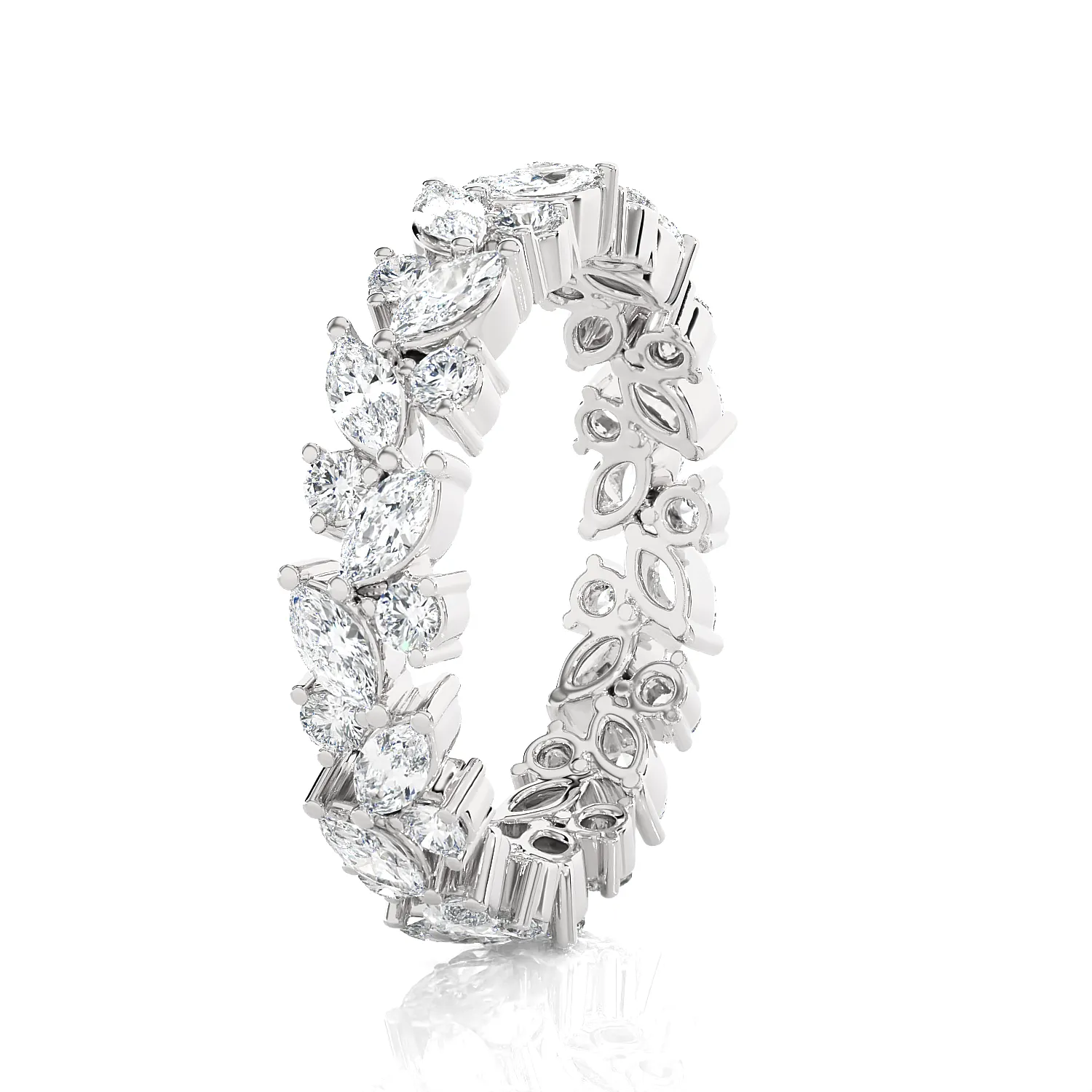 2 5/8 ctw Marquise Lab Grown Diamond Eternity Band
