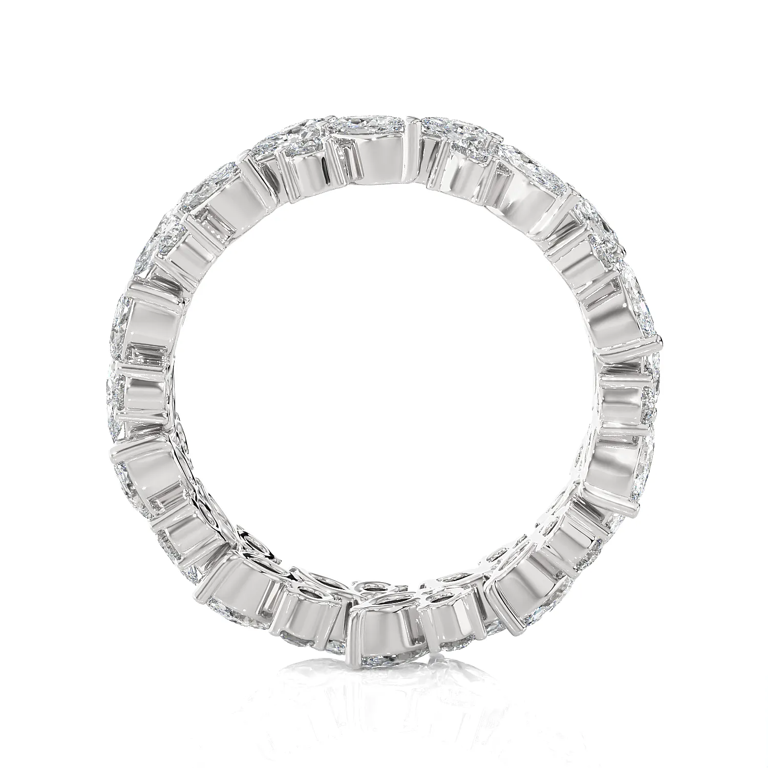 2 5/8 ctw Marquise Lab Grown Diamond Eternity Band