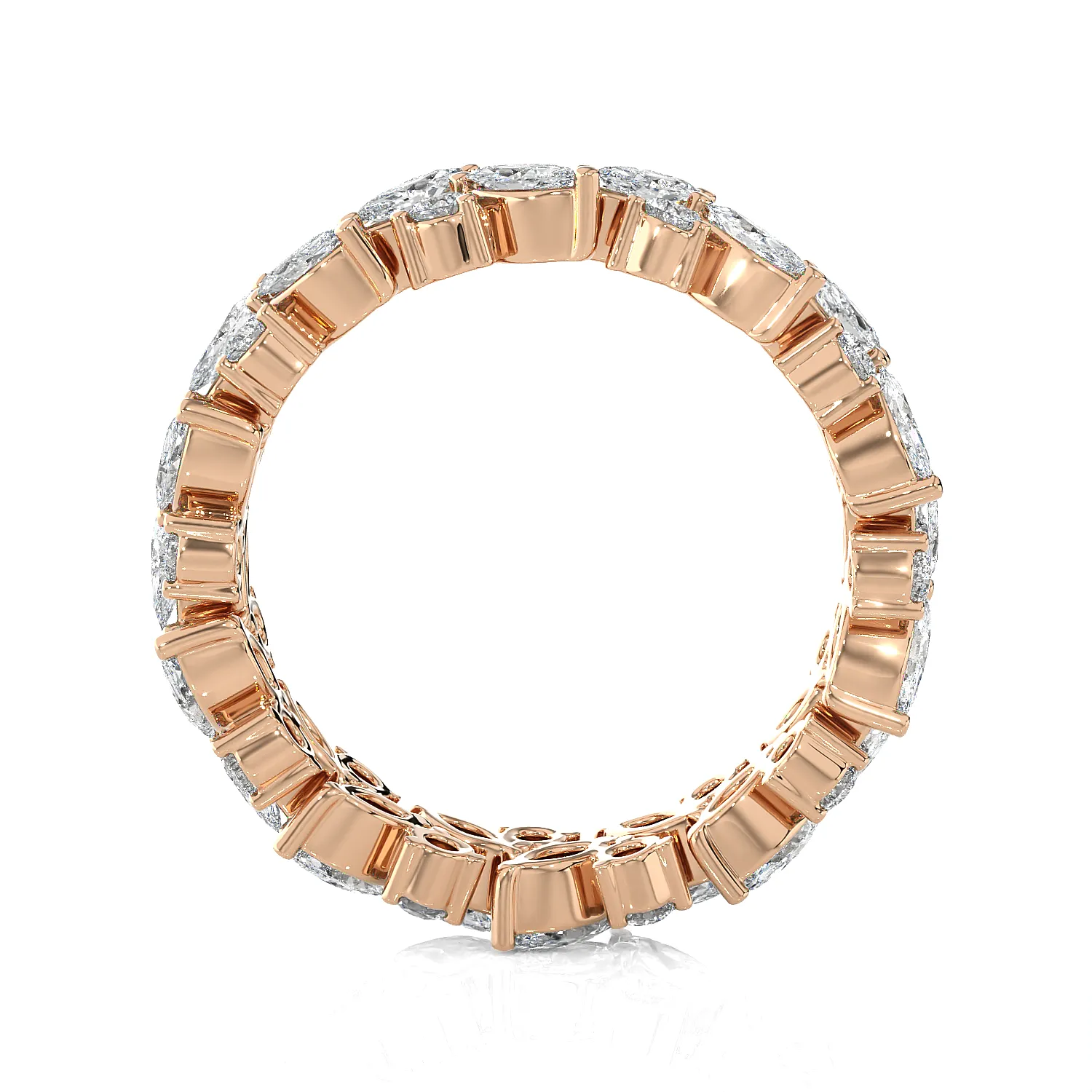 2 5/8 ctw Marquise Lab Grown Diamond Eternity Band
