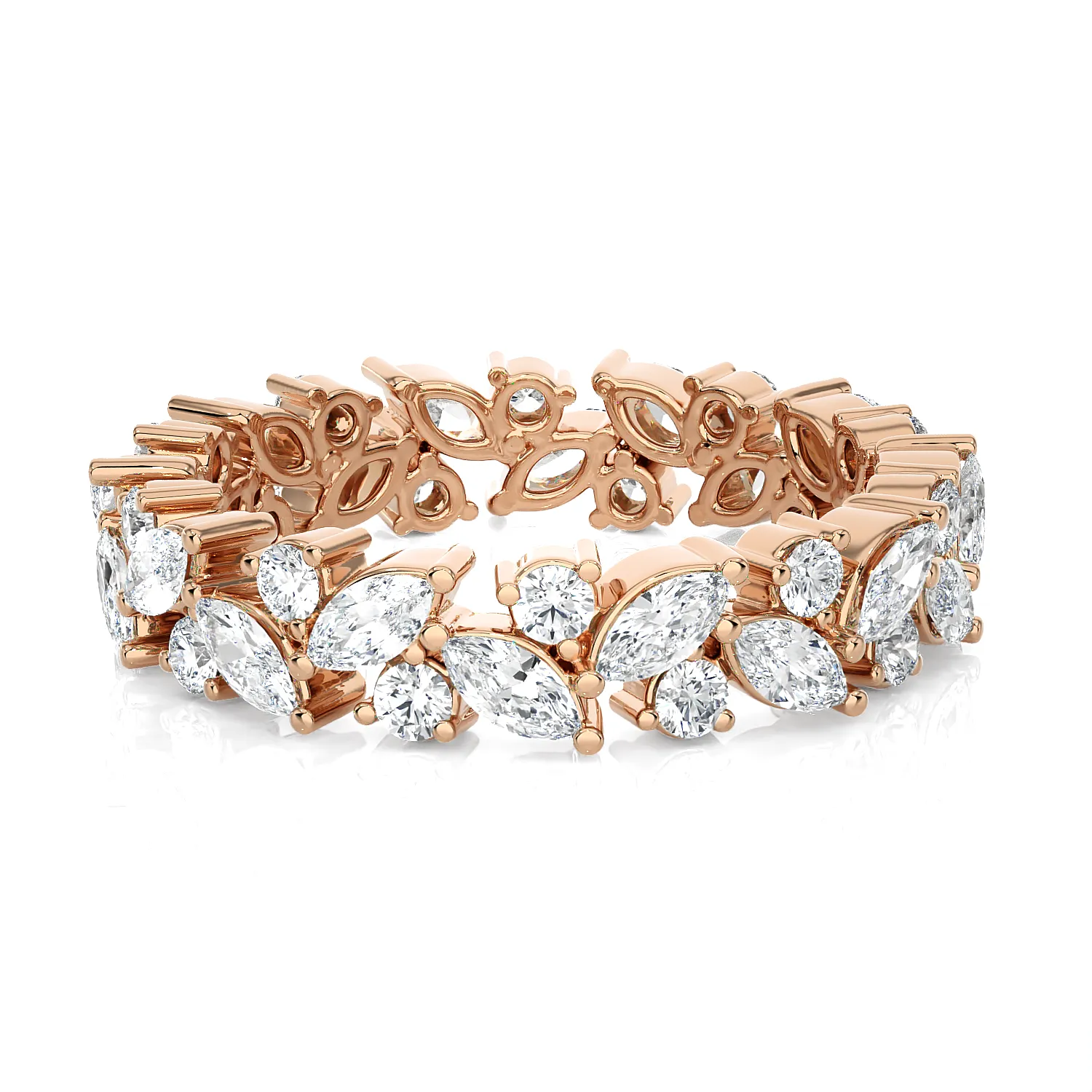 2 5/8 ctw Marquise Lab Grown Diamond Eternity Band
