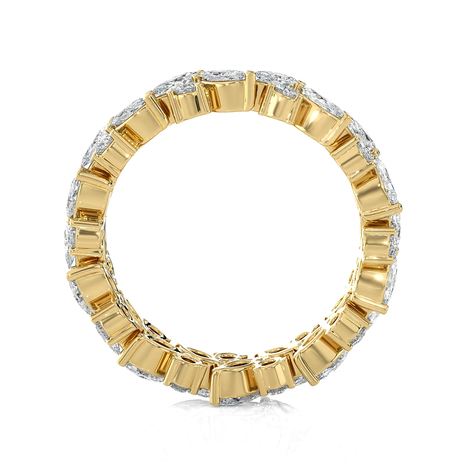 2 5/8 ctw Marquise Lab Grown Diamond Eternity Band
