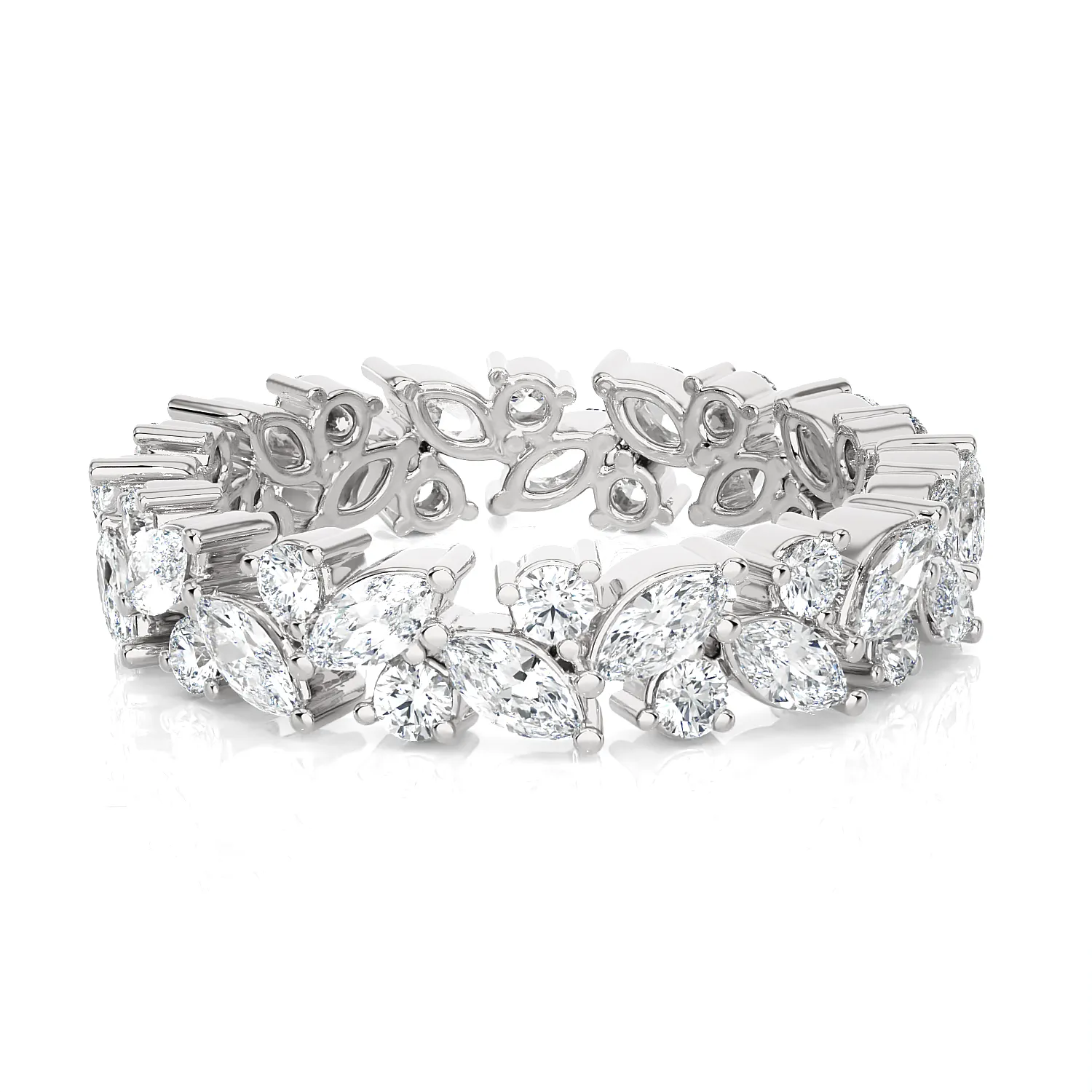 2 5/8 ctw Marquise Lab Grown Diamond Eternity Band