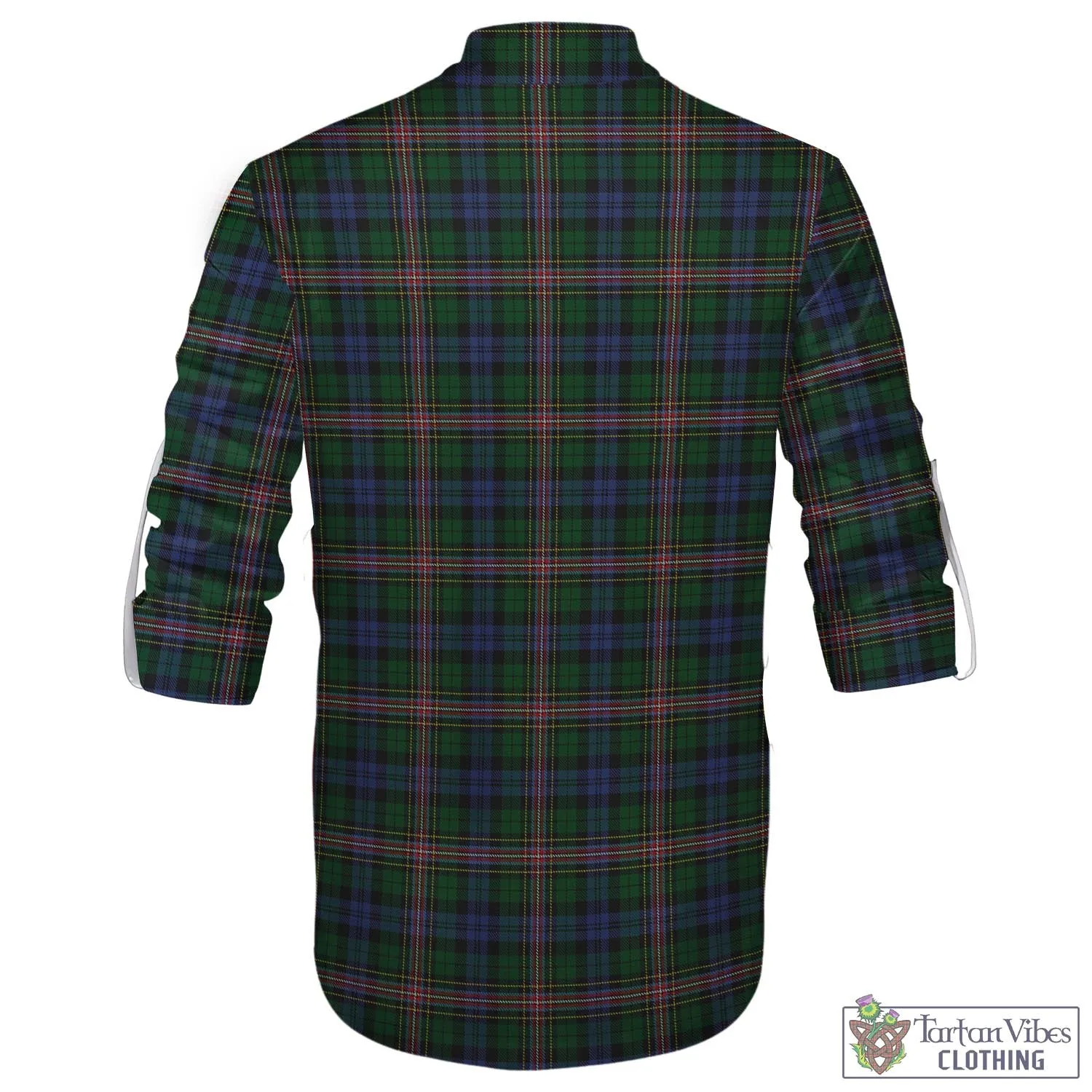 Allison Tartan Men's Scottish Traditional Jacobite Ghillie Kilt Shirt