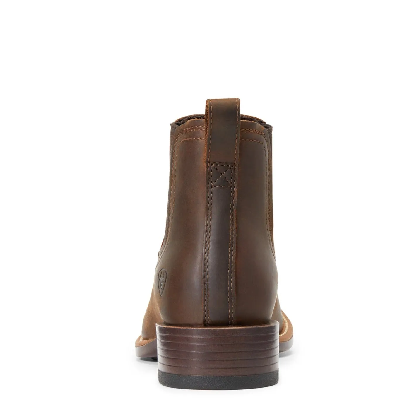 Ariat Men's Booker Ankle Boot Round Toe Brown