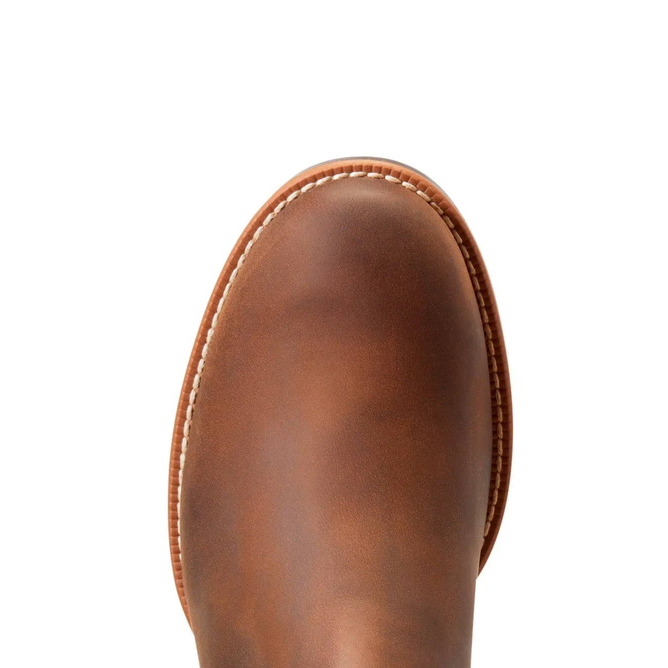 Ariat Men's Booker Ankle Boot Round Toe Brown
