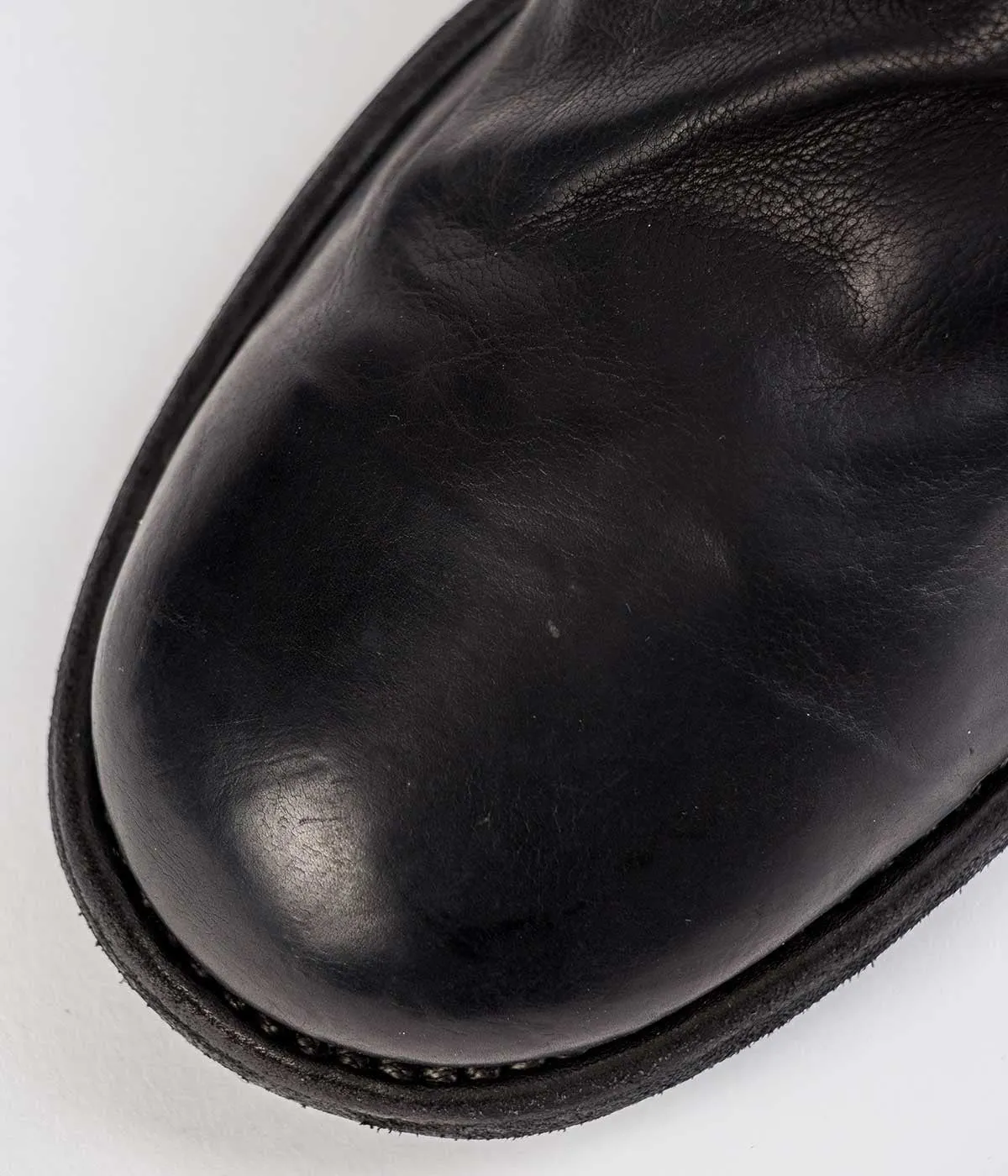 Black Full Grain Ankle Boots
