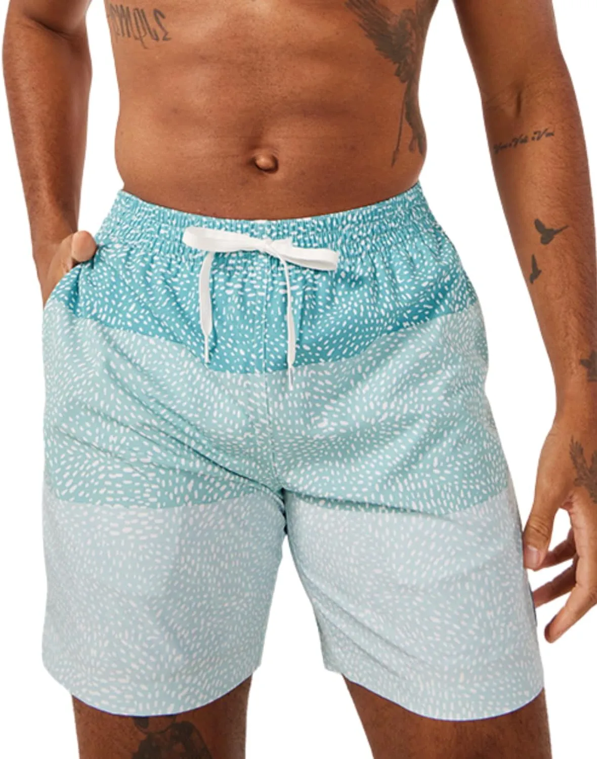Chubbies Mens Swim Trunks ?C Mens Swim Shorts with 4-Way Stretch, 7?? Beach Shorts with Elastic Waist, Mesh Lining, UPF 50 