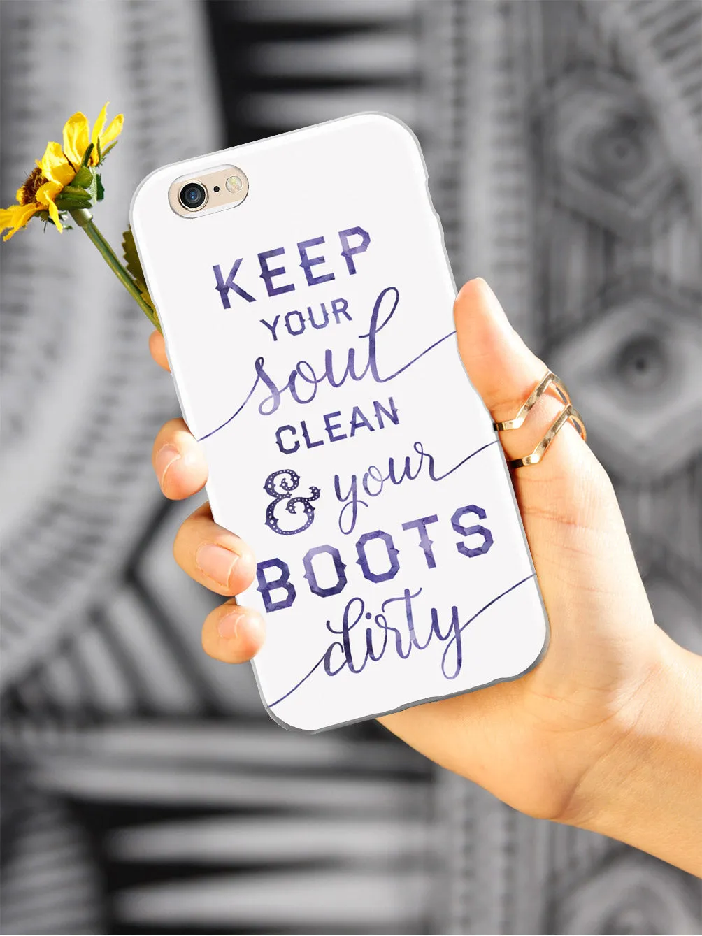 Clean Soul, Dirty Boots Case