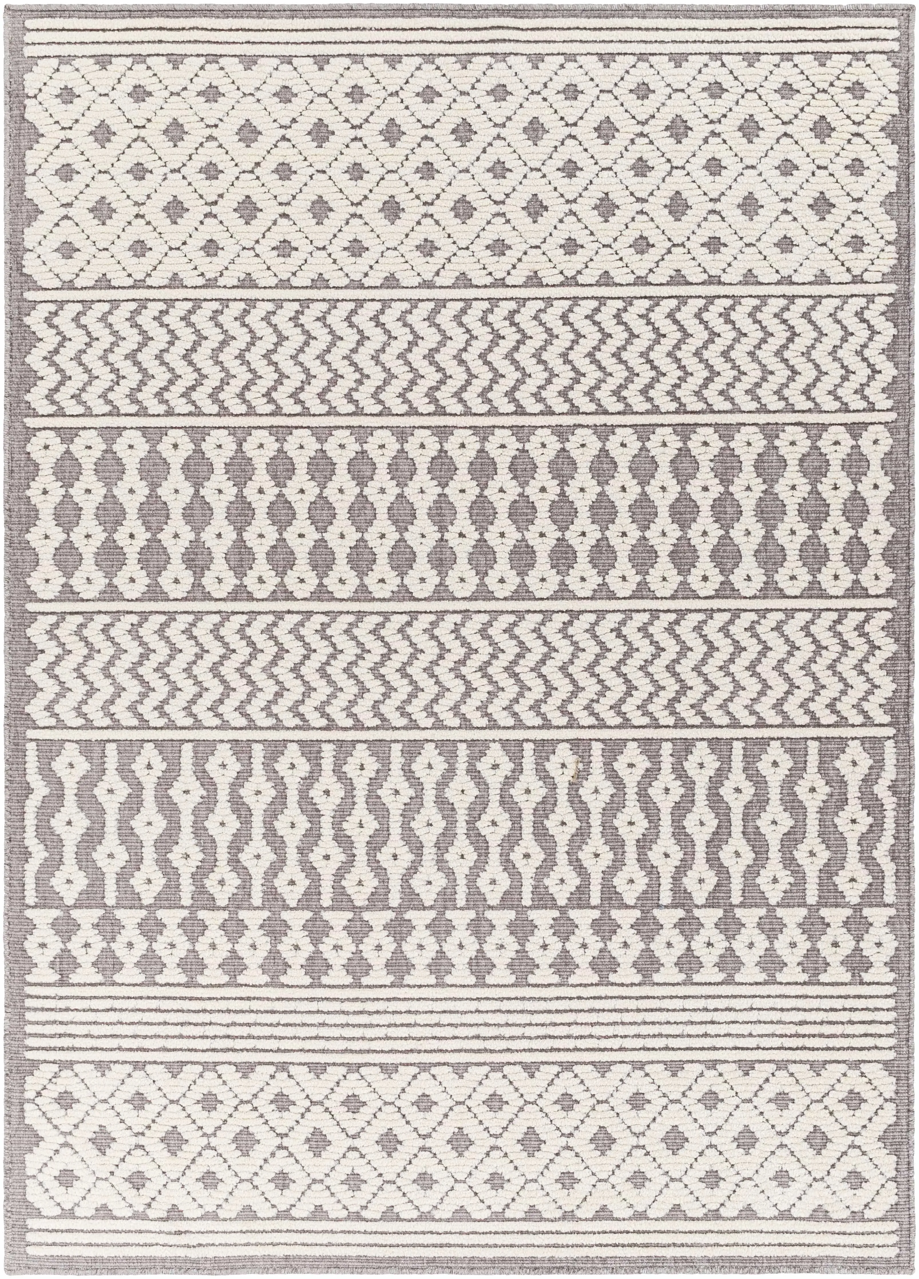 Drago Gray Washable Area Rug