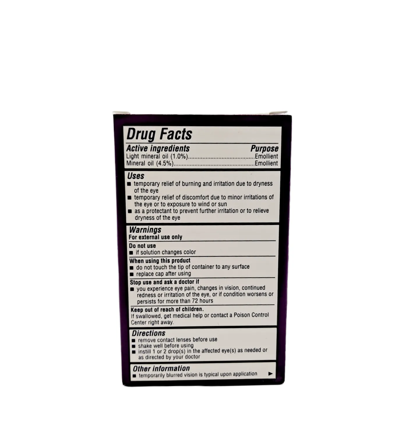 Family Care Eye Drops /Relieve Red, Irritated Eyes/0.5 FL OZ