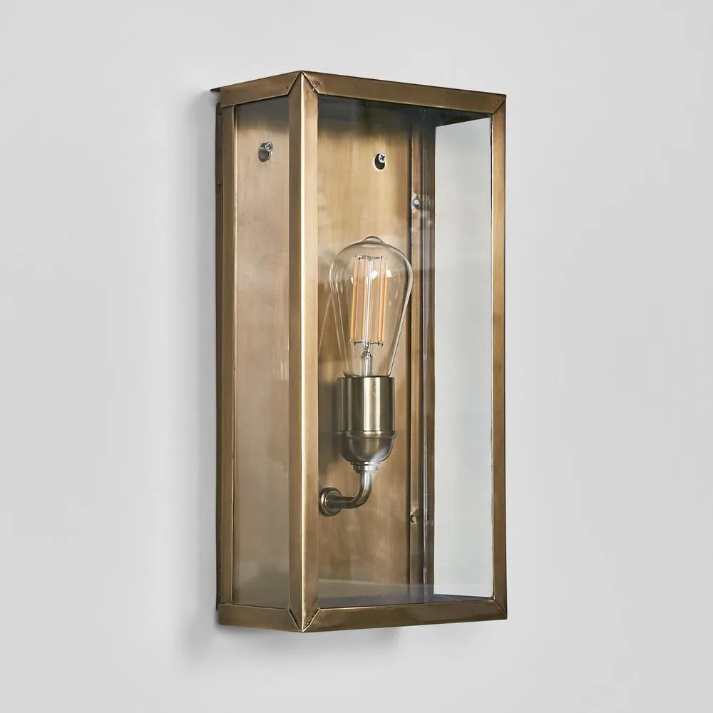 Goodman Outdoor Wall Light Ant Brass (SKU ELPIM51693AB)
