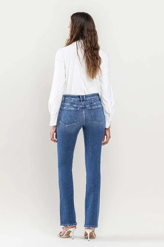Jacqueline Low Rise Slim Bootcut Jeans