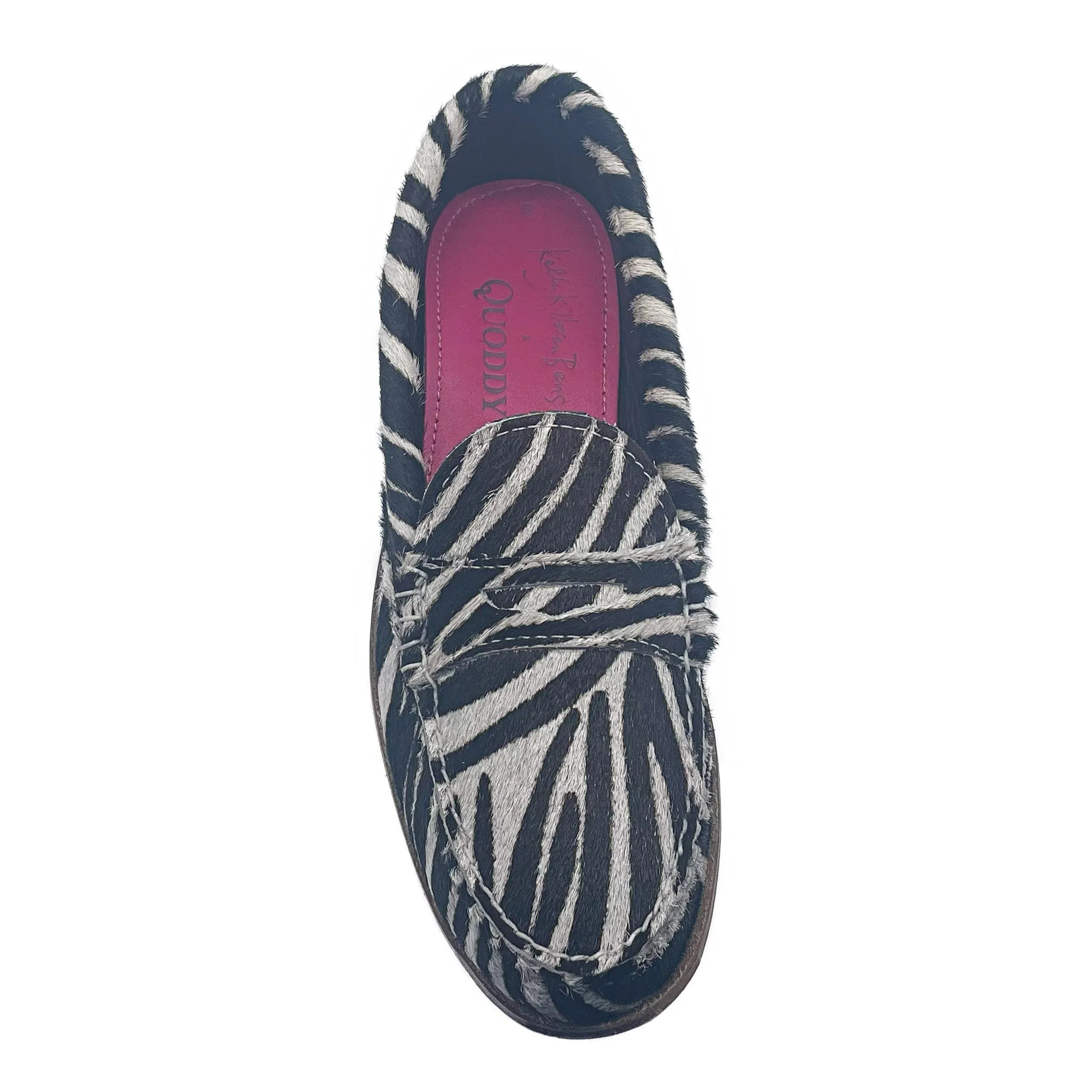 KKB Penny Loafer:  Zebra Print