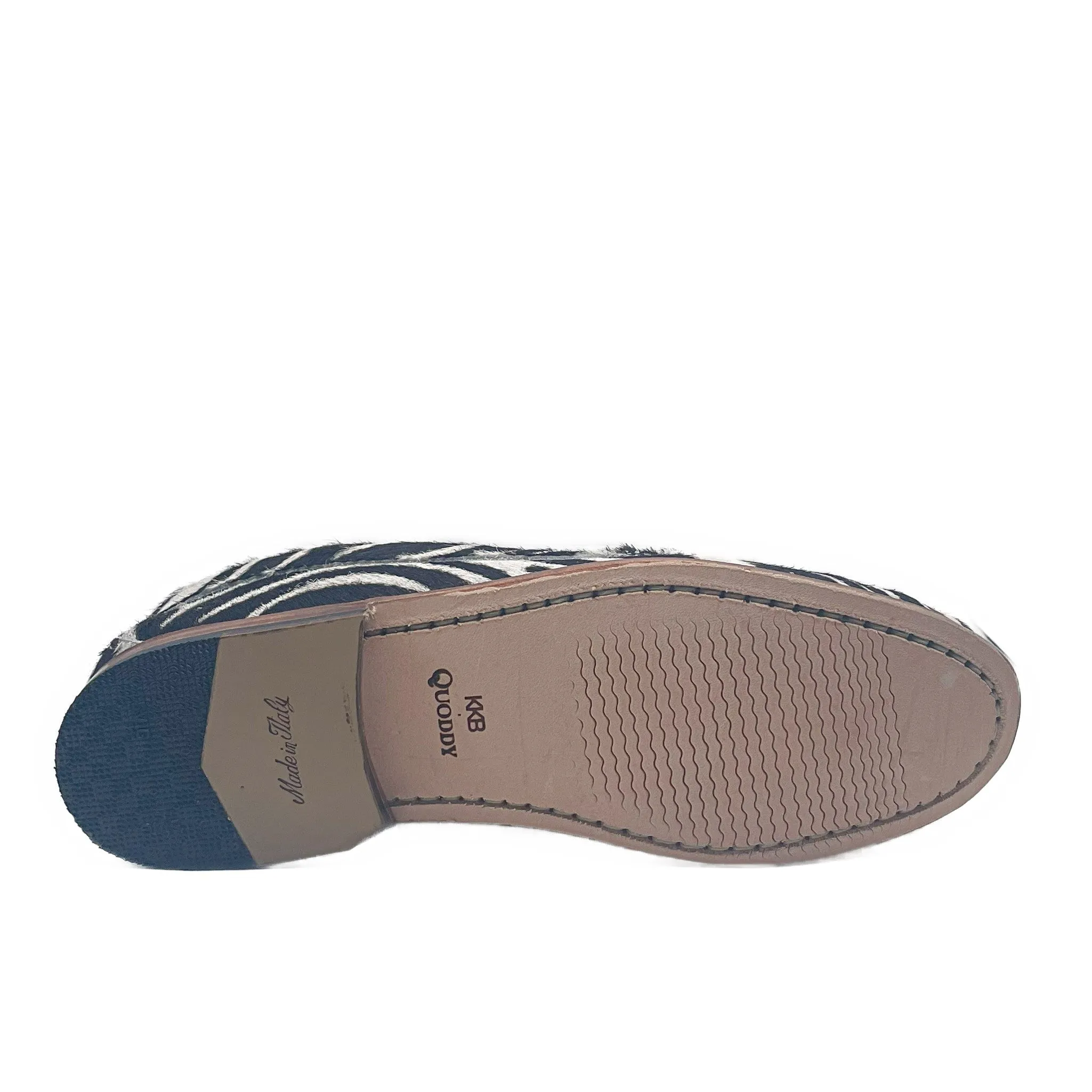 KKB Penny Loafer:  Zebra Print