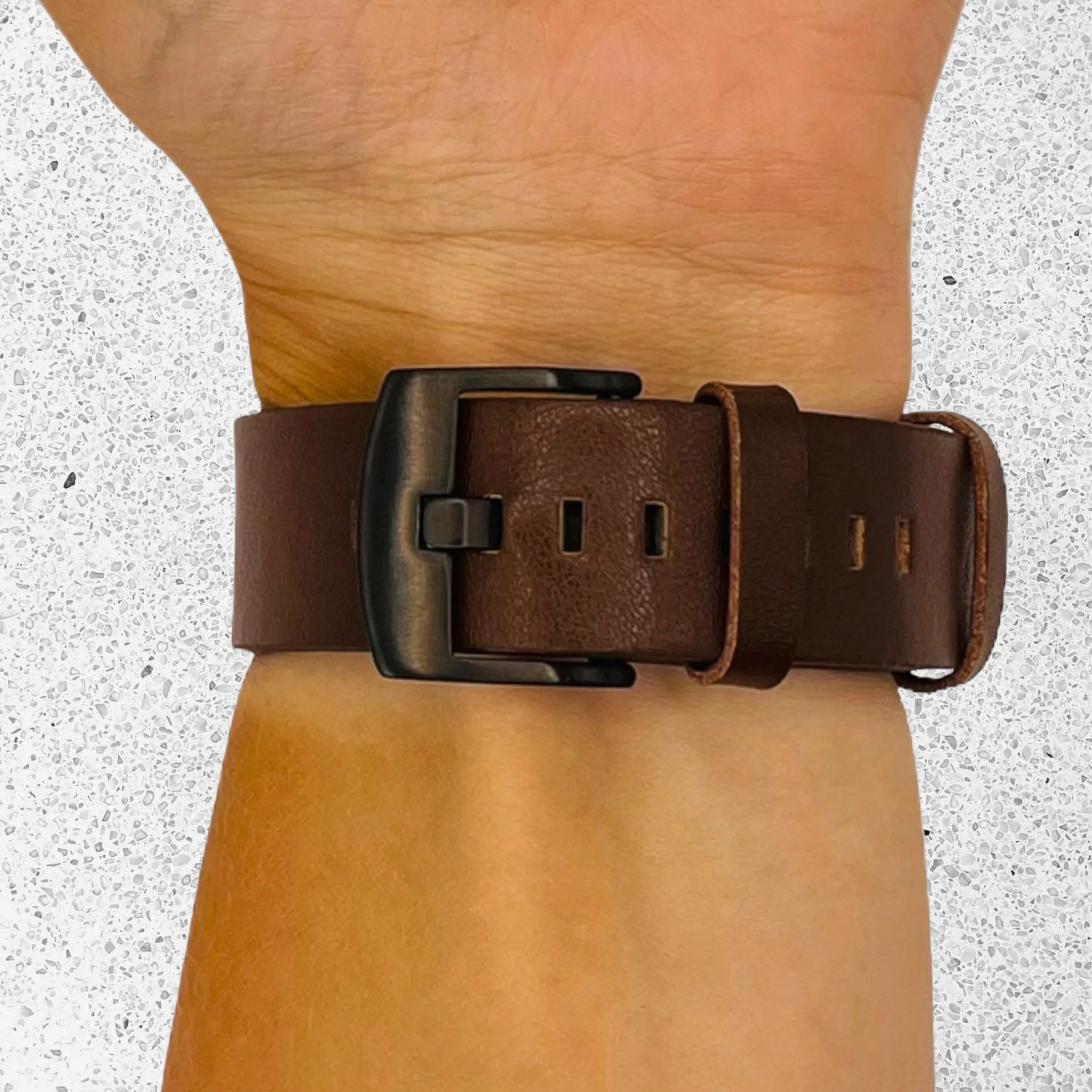 Leather Straps Compatible with the Garmin Vivoactive 4