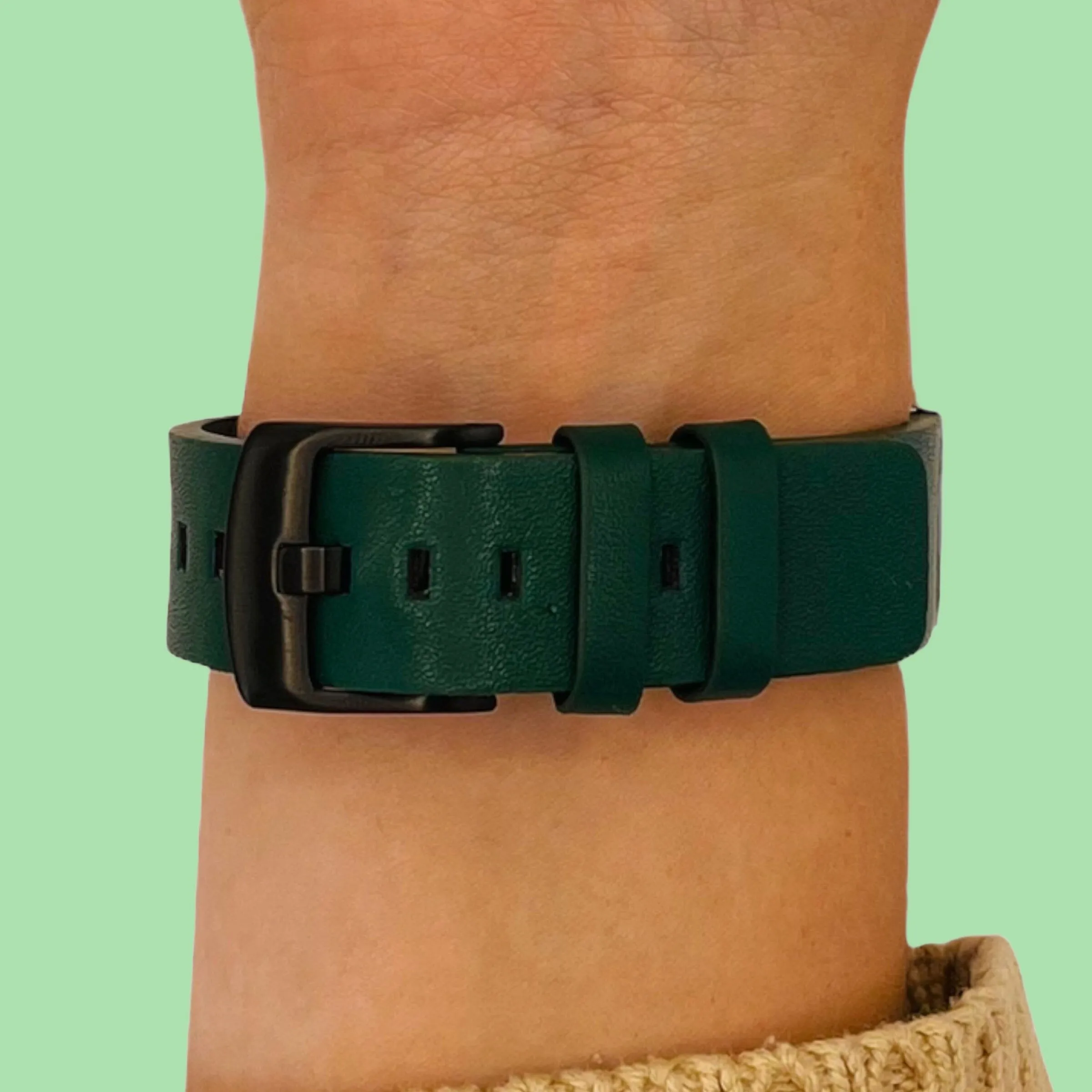 Leather Straps Compatible with the Garmin Vivoactive 4