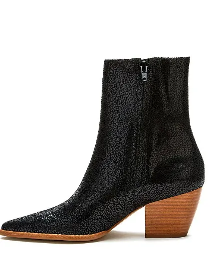 Matisse Caty Ankle Boot - Black Mini Leopard