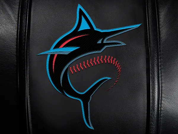 Miami Marlins Alternate Logo Panel For Xpression Gaming Chair Only