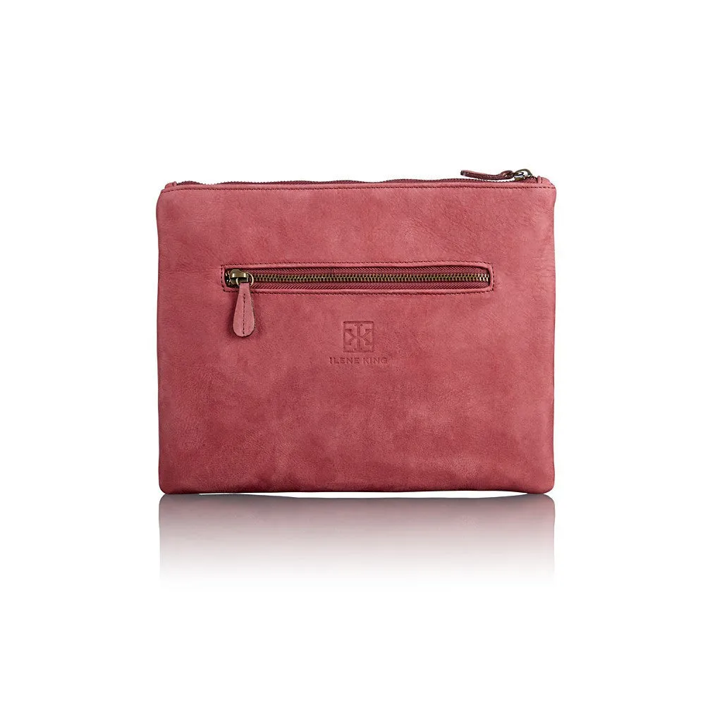 Pixie Clutch in Sangria Leather