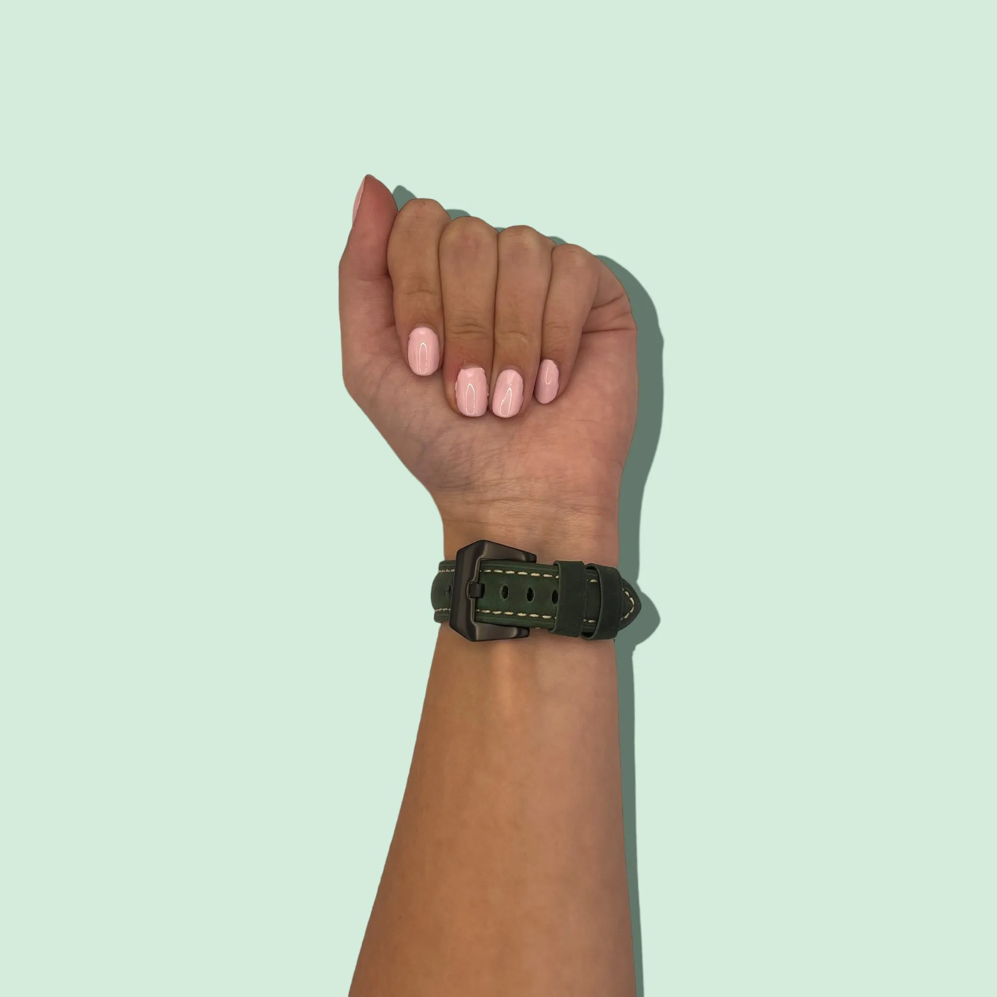 Retro Leather Straps Compatible with the Ryze Evo Smart Watch