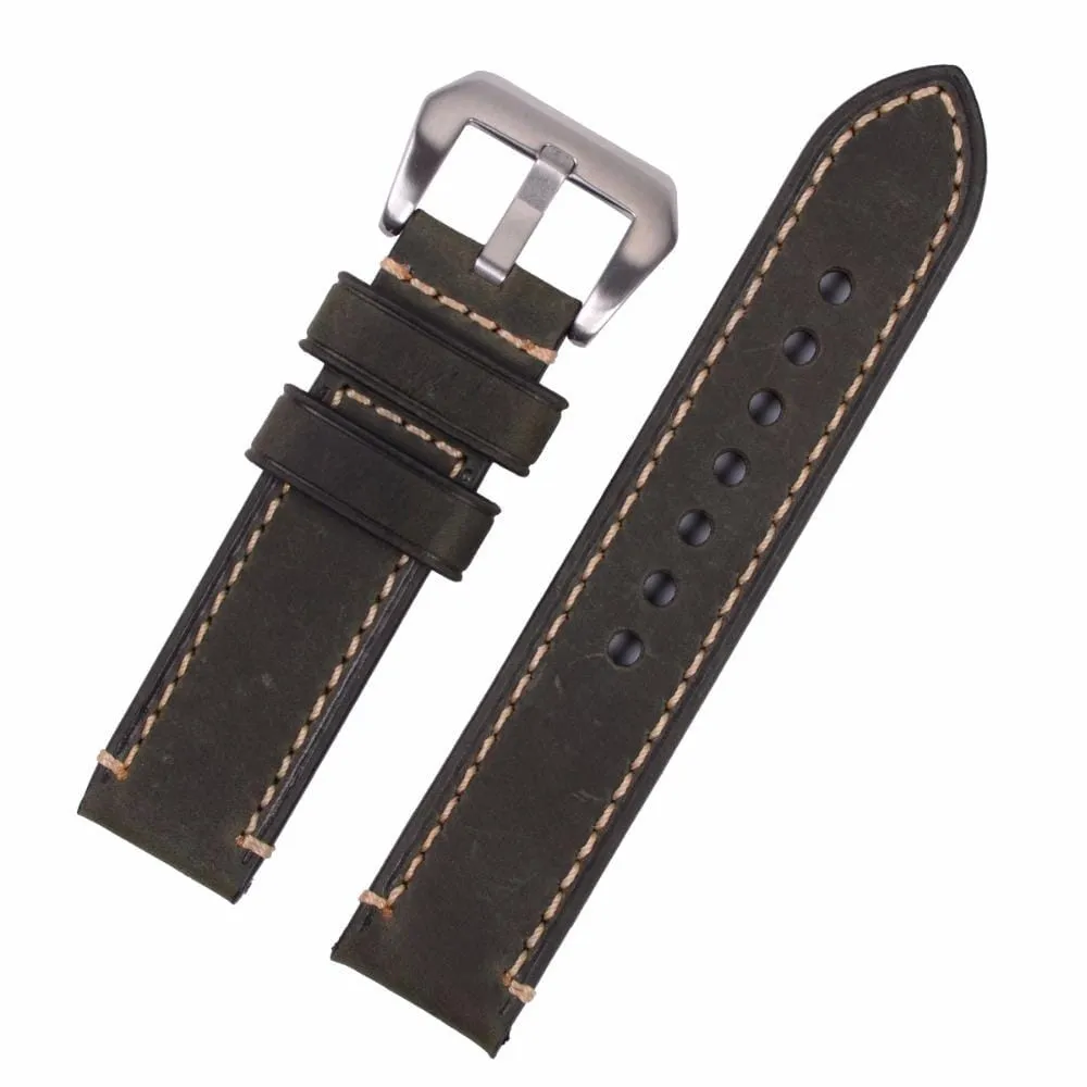 Retro Leather Straps Compatible with the Tommy Hilfiger 22mm Range