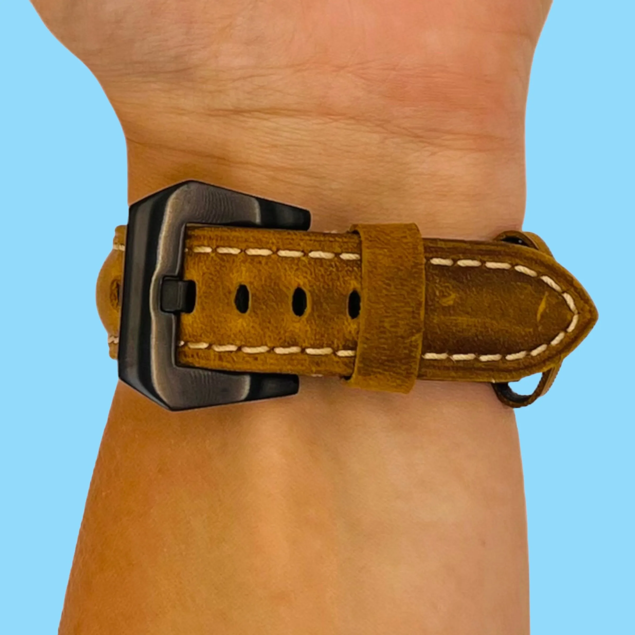 Retro Leather Straps Compatible with the Tommy Hilfiger 22mm Range