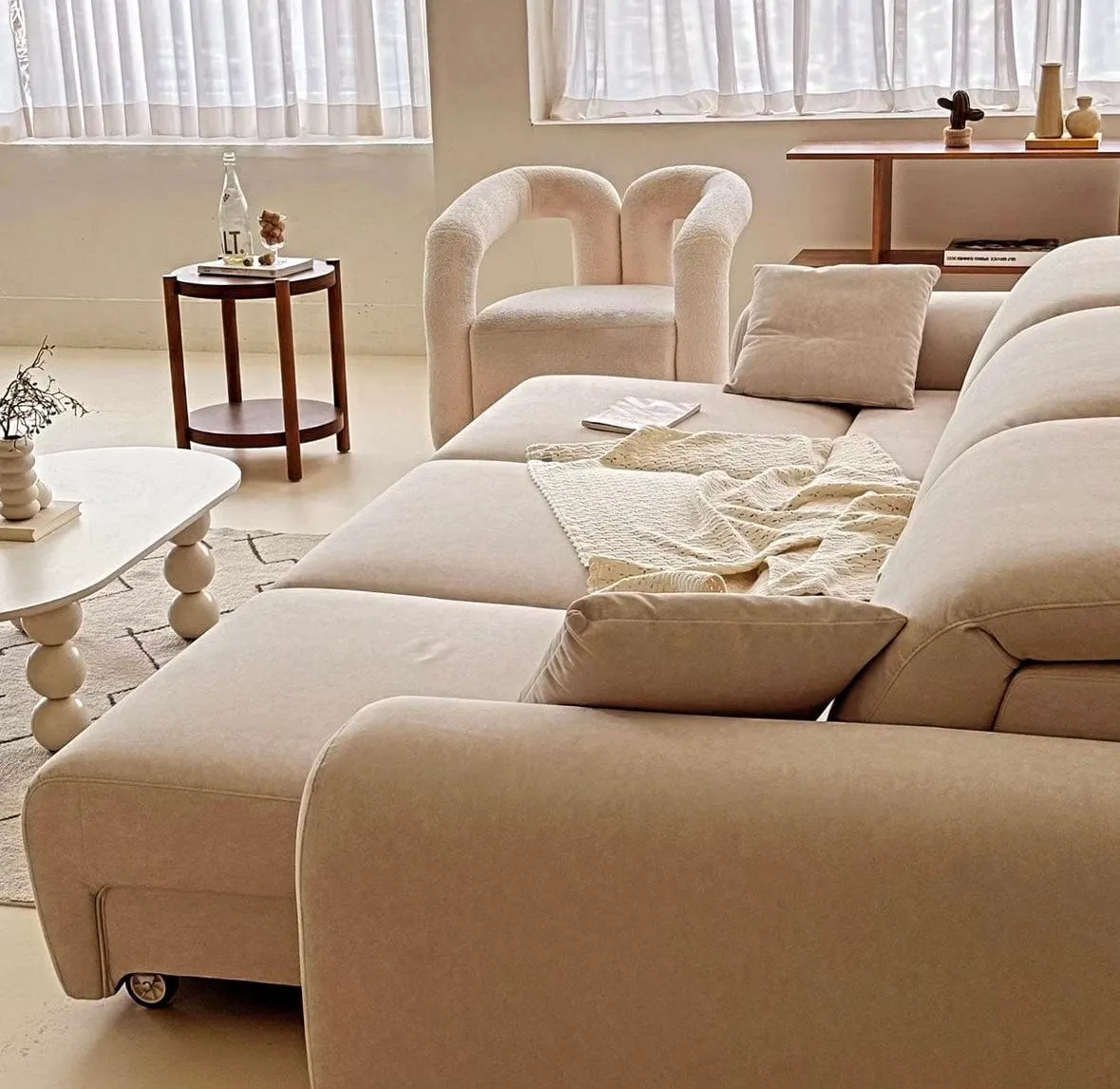 Rumi Scratch Resistant Electric Motorized Sofa Bed