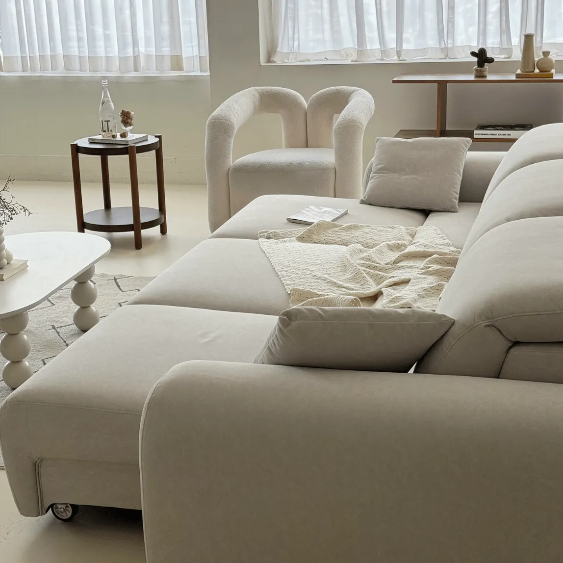 Rumi Scratch Resistant Electric Motorized Sofa Bed