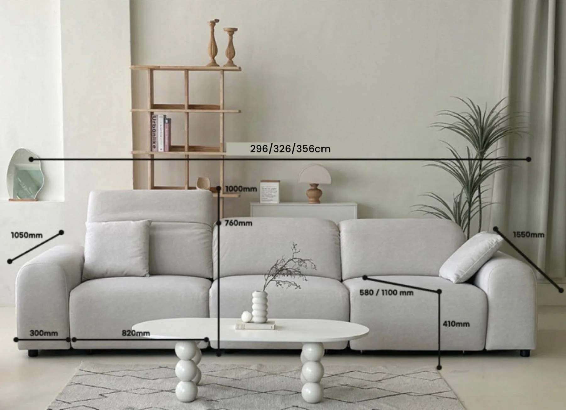 Rumi Scratch Resistant Electric Motorized Sofa Bed