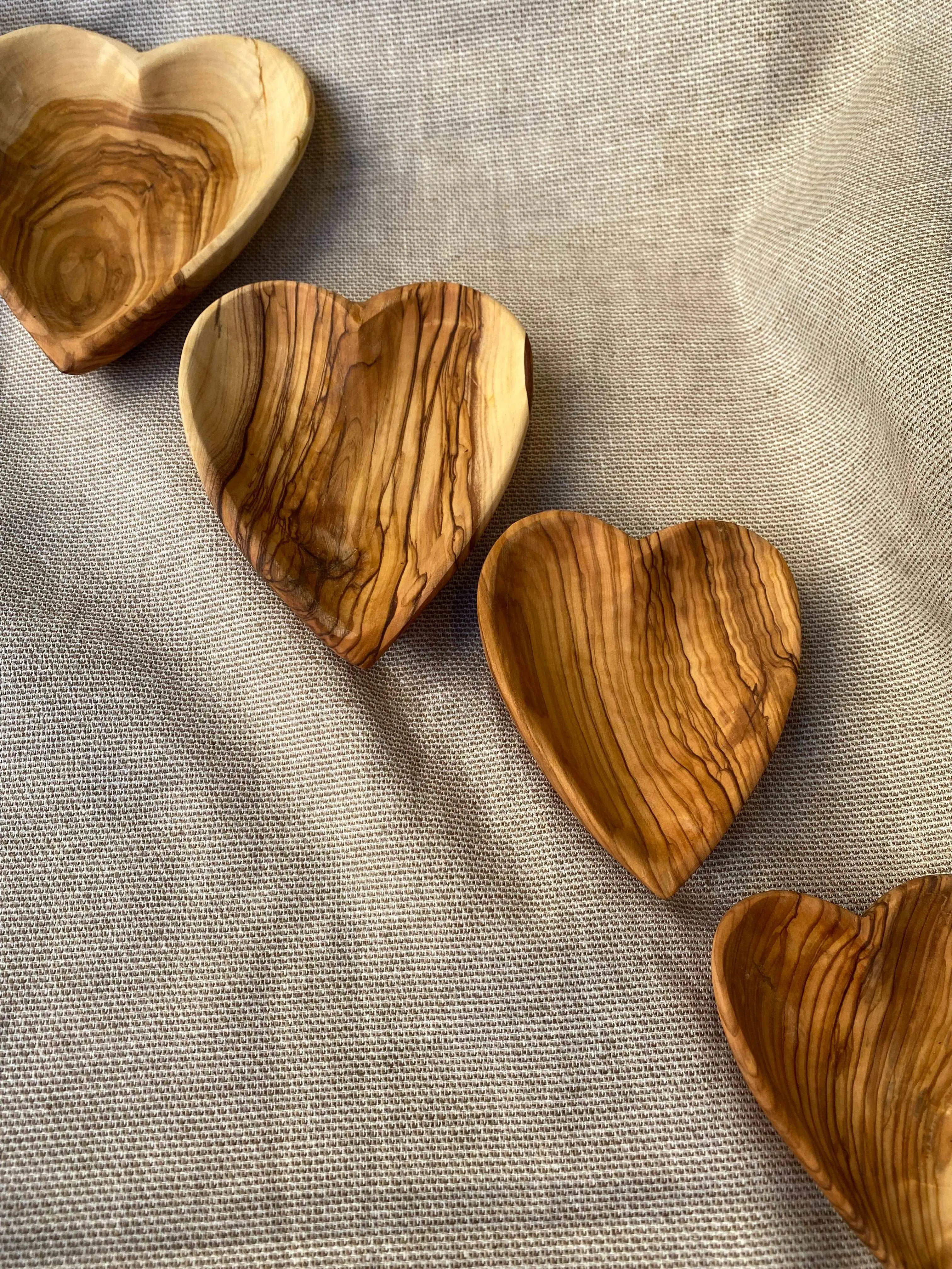 Set of Olive Wood Plates  (more styles)