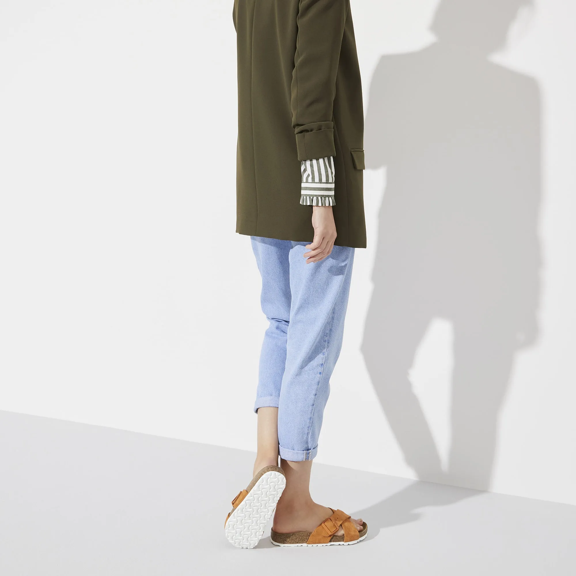 Siena Soft Footbed Suede Leather