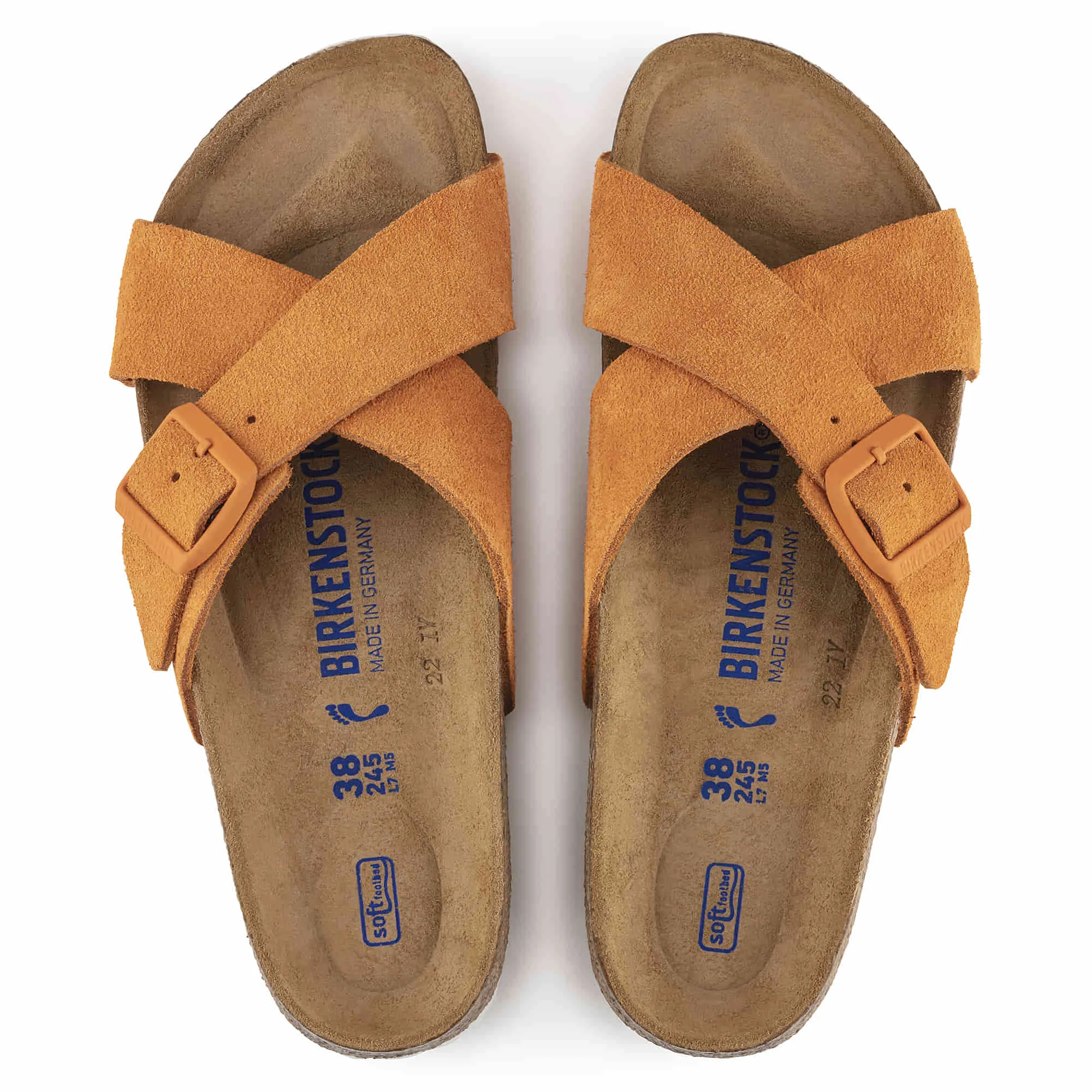 Siena Soft Footbed Suede Leather