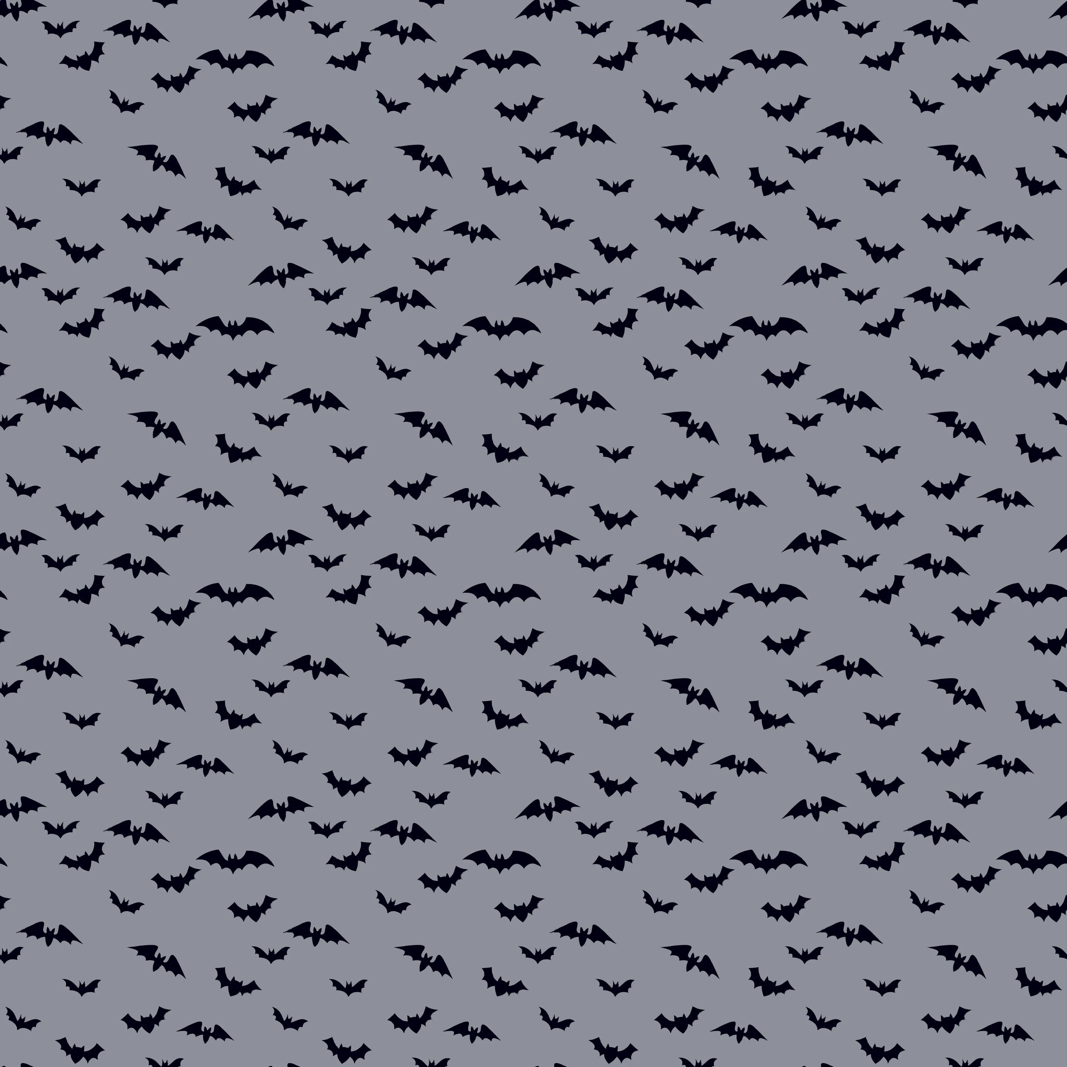 Sophisticated Halloween | Bats Fog by My Mind's Eye for Riley Blake | C14625-FOG