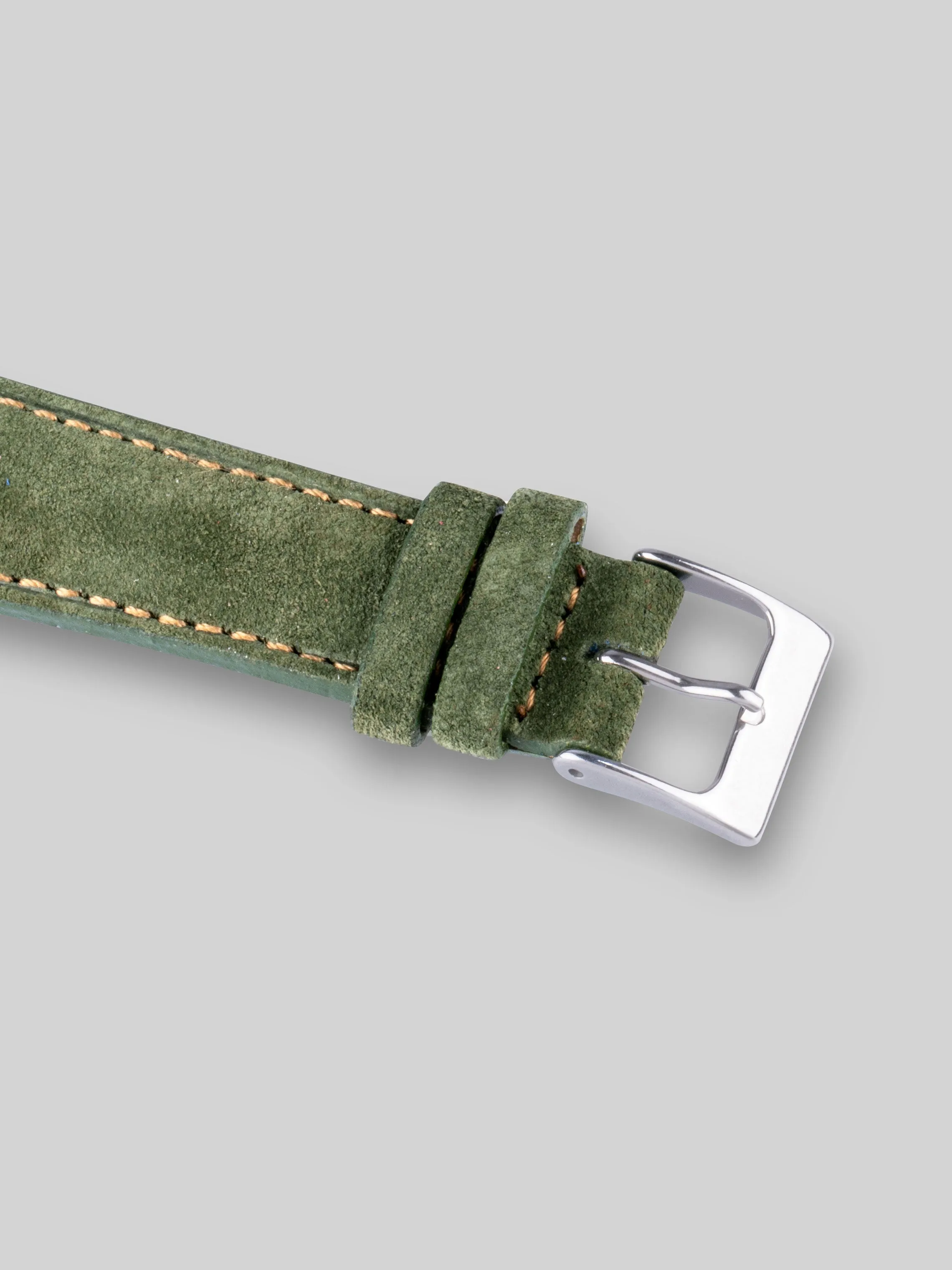 Suede Watch Strap - Swedish Moss