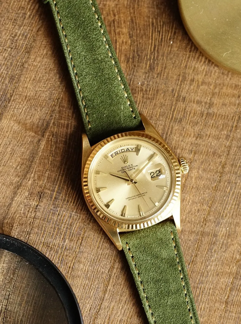 Suede Watch Strap - Swedish Moss