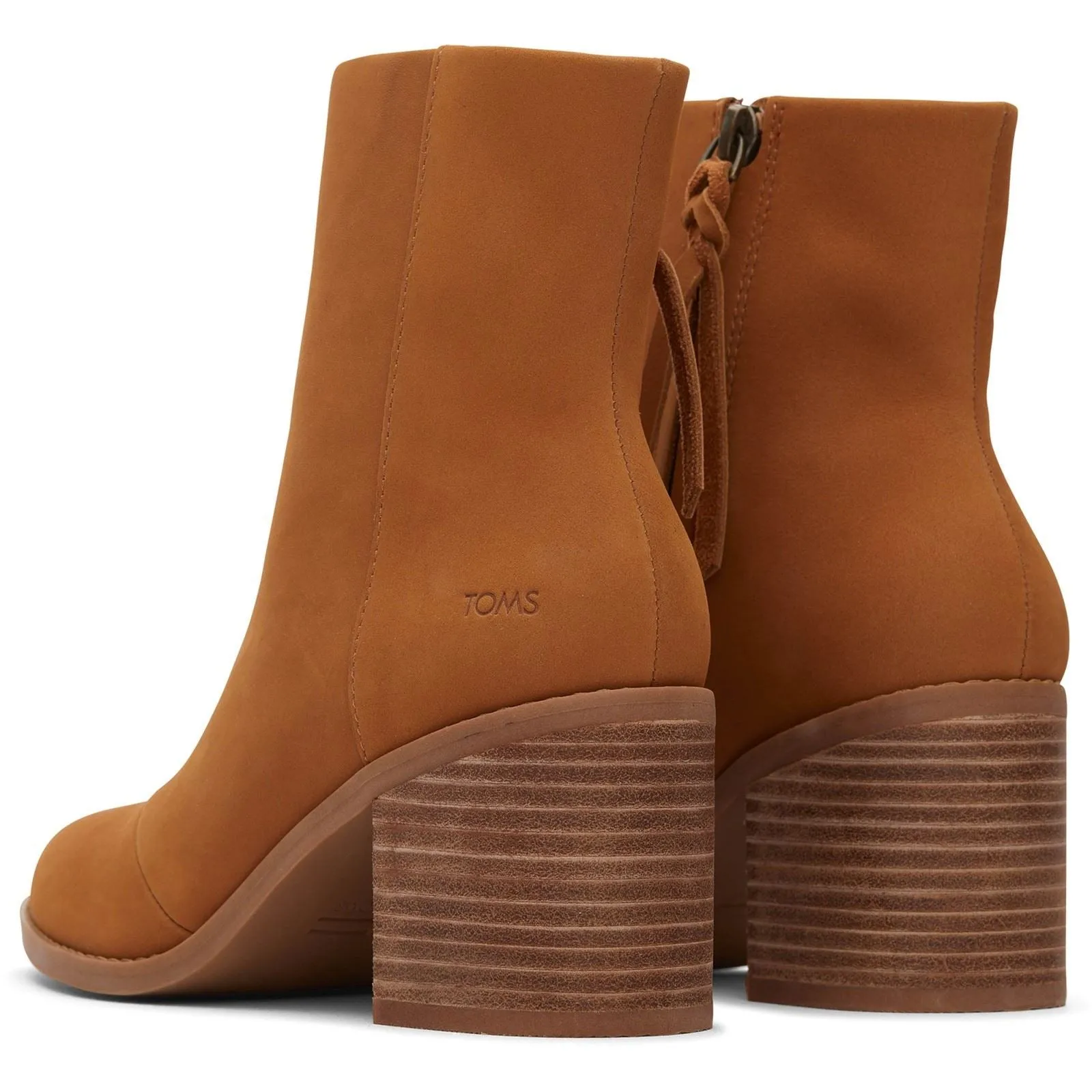 TOMS Evelyn Leather Women's Tan Boots