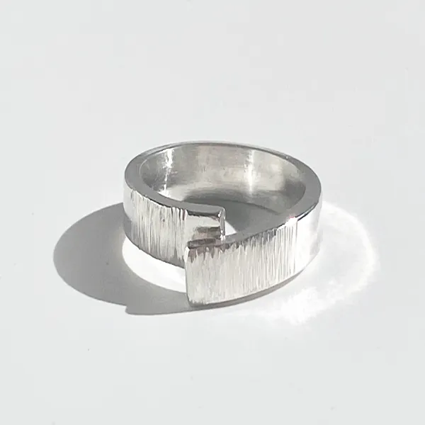 Ultra Modern Traditional Sterling Ring Band Collection (multiple styles)