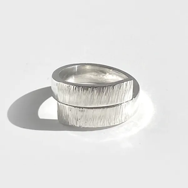 Ultra Modern Traditional Sterling Ring Band Collection (multiple styles)