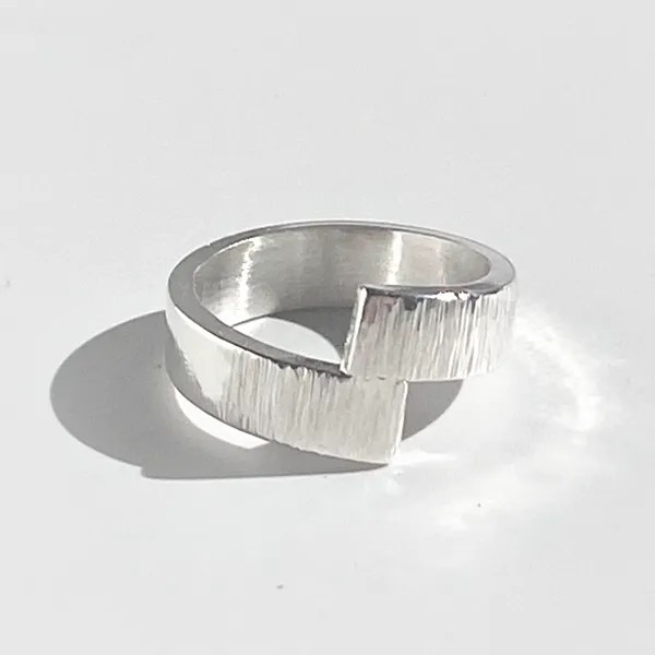 Ultra Modern Traditional Sterling Ring Band Collection (multiple styles)