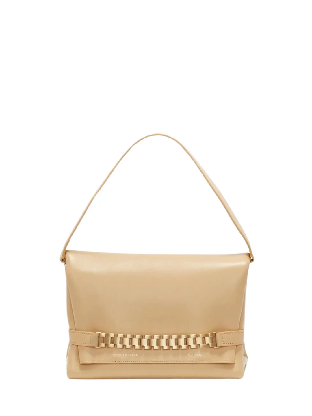 Victoria Beckham Cushion Chain Pouch Bag Sesame