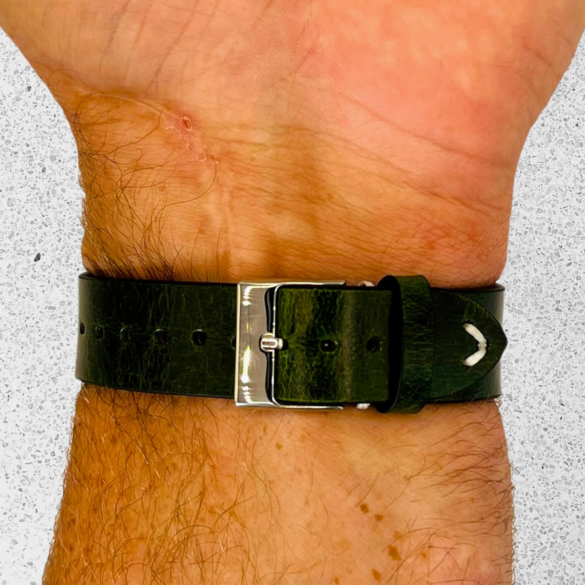 Vintage Oiled Leather Watch Straps Compatible with the Fitbit Charge 6