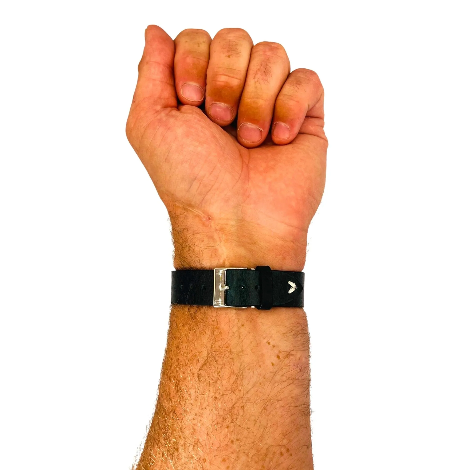 Vintage Oiled Leather Watch Straps Compatible with the Garmin Bounce